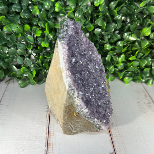 Amethyst Geode Cut Base 3.5" x 4.25"