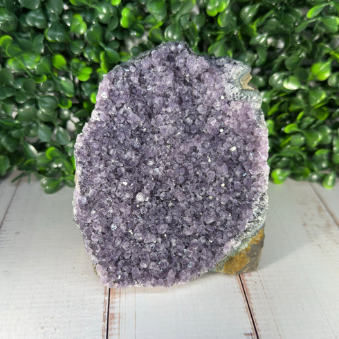 Amethyst Geode Cut Base 3.5" x 4.25"