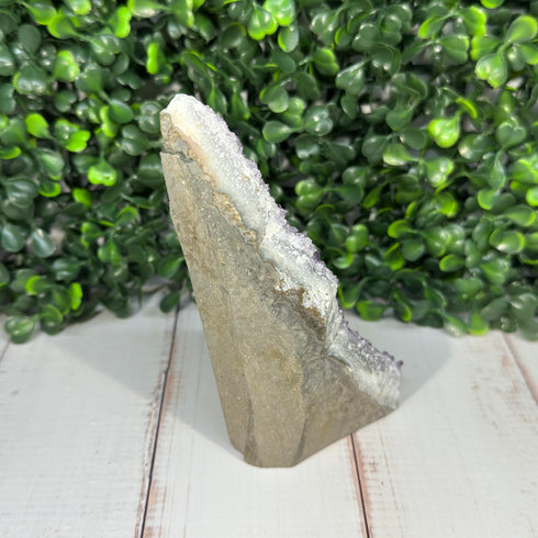 4.25" Amethyst Geode Portal - Raw, Self-Standing Wonder