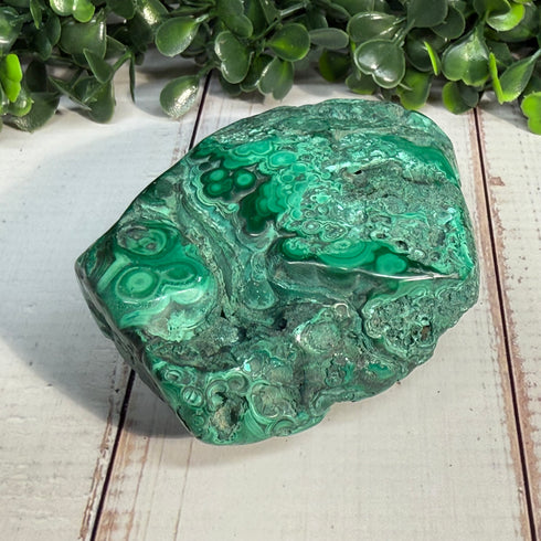 2"x3" Malachite Stone—Polished & Natural Mix