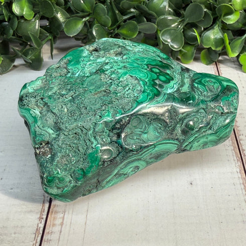 2"x3" Malachite Stone—Polished & Natural Mix