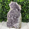 Large 7" Amethyst Crystal Geode Portal with Multiple Calcites