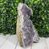 Large 7" Amethyst Crystal Geode Portal with Multiple Calcites