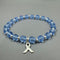 Prostate Cancer Awareness Bracelet - Crystal
