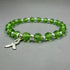 Lymphoma Cancer Awareness Bracelet - Lime Crystal