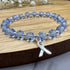 Prostate Cancer Awareness Bracelet - Crystal