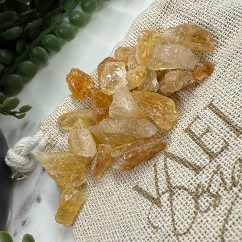 Small bag of Citrine Crystals