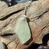 Cape May Sea Glass “Letter A” Sterling Silver Pendant