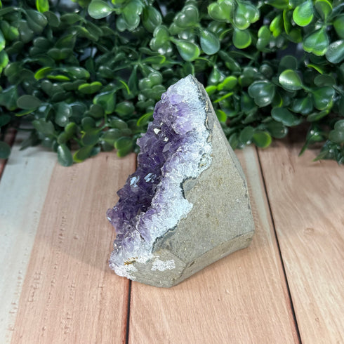 2"x2" Amethyst Crystal Geode Portal—Small but Mighty