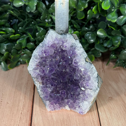 2"x2" Amethyst Crystal Geode Portal—Small but Mighty