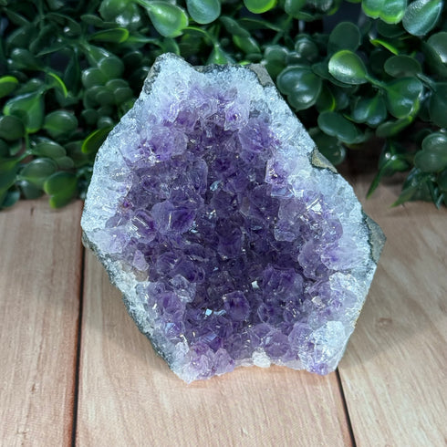 2"x2" Amethyst Crystal Geode Portal—Small but Mighty