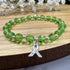 Lymphoma Cancer Awareness Bracelet - Lime Crystal Awareness Bracelets