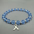 Prostate Cancer Awareness Bracelet - Crystal Awareness Bracelets
