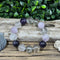Chunky Quartz & Amethyst Stretch Bracelet Bracelets