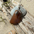 Cape May Brown Sea Glass Turtle Pendant Necklace Cape May Jewelry