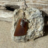 Cape May Brown Sea Glass Turtle Pendant Necklace Cape May Jewelry
