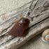 Cape May Brown Sea Glass Turtle Pendant Necklace Cape May Jewelry
