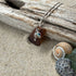 Cape May Brown Sea Glass Turtle Pendant Necklace Cape May Jewelry