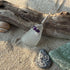 Cape May Clear Sea Glass Pendant with Amethyst and Crystal Accents Cape May Jewelry