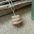 Cape May Diamond Raw Stone Stacker Necklace 925 Sterling Silver 16" Cape May Jewelry