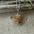 Cape May Diamond Raw Stone Stacker Necklace 925 Sterling Silver 16" Cape May Jewelry