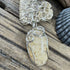 One-of-a-Kind Cape May Stone Pendant - Tan Translucent Quartz Wire Wrapped in Sterling Silver, 1.75-Inch Cape May Jewelry