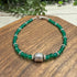 Confessions: Green Onyx and Silver Bracelet