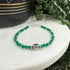 Confessions: Green Onyx and Silver Bracelet