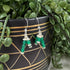 Confessions: Green Onyx Dangle Earrings