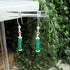 Confessions: Green Onyx Dangle Earrings