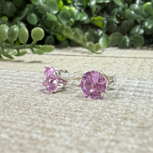 Confessions: Pink Gems Stud Earrings