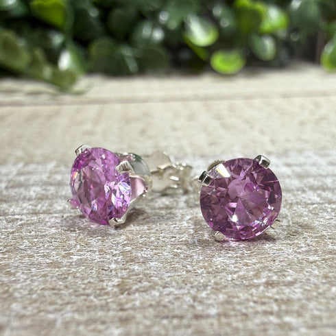 Confessions: Pink Gems Stud Earrings