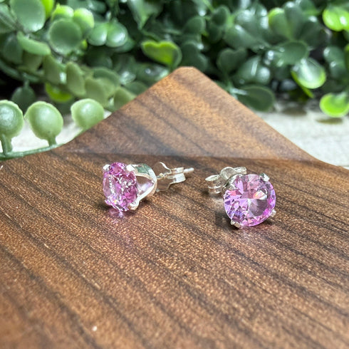 Confessions: Pink Gems Stud Earrings