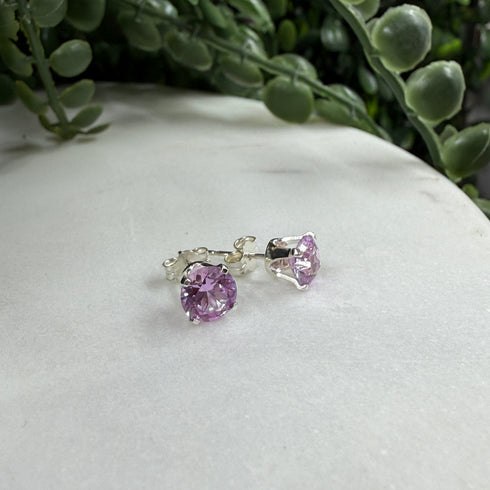 Confessions: Pink Gems Stud Earrings