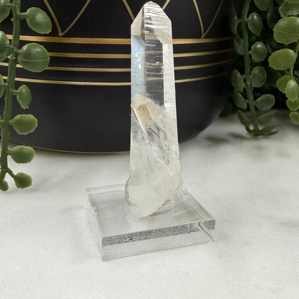 Clear Quartz Point with Side Crystal | Meigu, Sichuan China 2" Crystals and Minerals