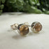 5mm Tourmaline & Sterling Silver Bezel Stud Earrings Earrings