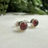 5mm Tourmaline & Sterling Silver Bezel Stud Earrings Earrings