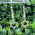 Celestial Spark - Star of David Earrings Earrings