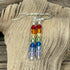 Chroma-Chic Rainbow Crystal Earrings Earrings
