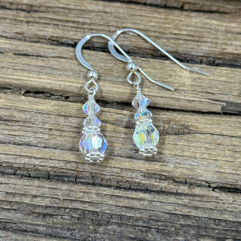 Crystal Aurora Borealis Earrings Earrings