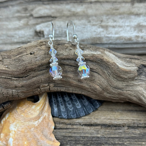 Crystal Aurora Borealis Earrings Earrings