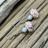 Enchanted Garden Flower Lampwork Glass Earrings Earrings