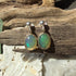 Ethiopian Welo Opal Stud Earrings in Sterling Silver – 8x10mm Oval with Play of Color Earrings