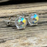 Small Crystal Disco Ball Earrings Earrings