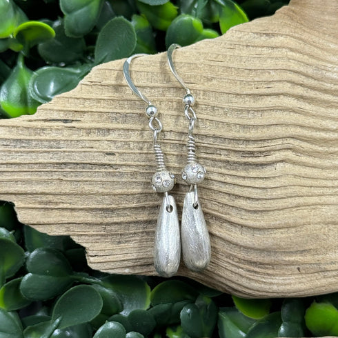 Sterling Silver Teardrop Earrings Earrings