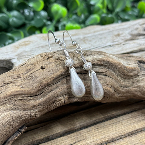 Sterling Silver Teardrop Earrings Earrings