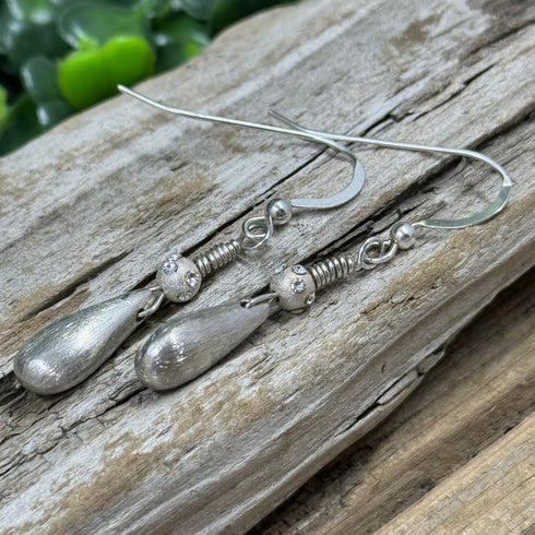 Sterling Silver Teardrop Earrings Earrings