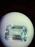 1.85 CT Natural Blue Topaz Emerald Cut Loose Gemstone 8x6mm Loose Gemstones