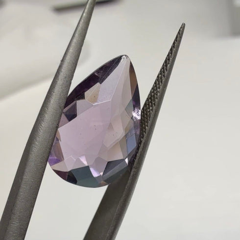 4.40 CT Checkerboard Faceted Light Amethyst Loose Gemstones