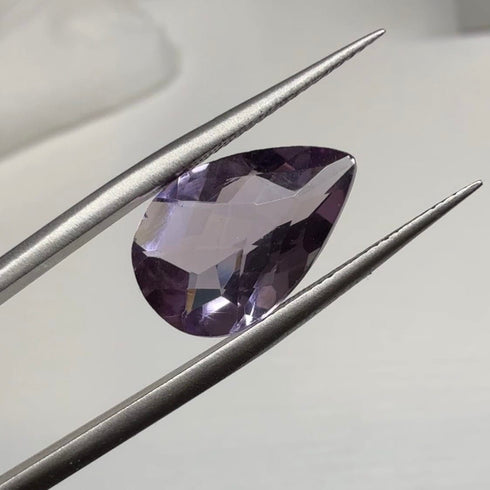 4.40 CT Checkerboard Faceted Light Amethyst Loose Gemstones